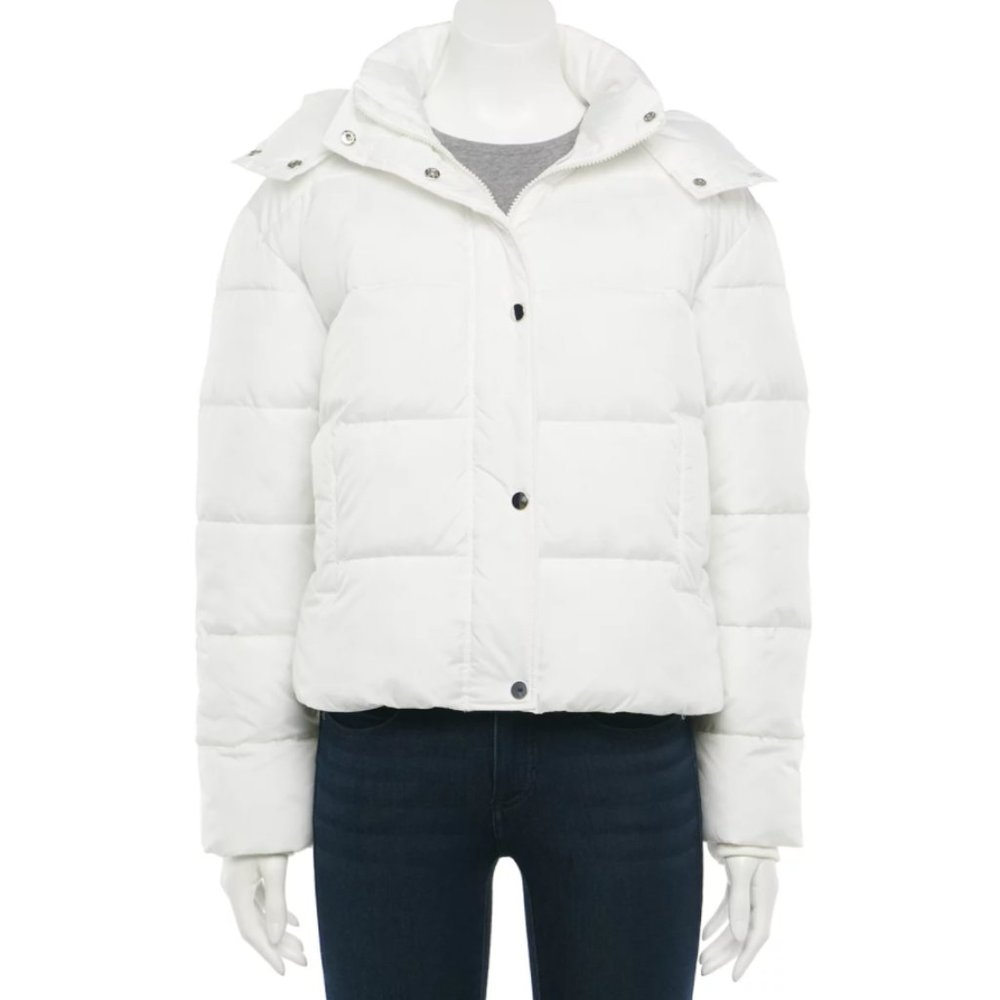 White Puffer Jacket - image 1